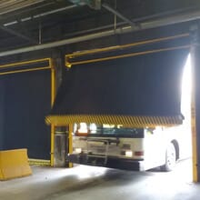 New Video – Bus hits Maxspeed door!